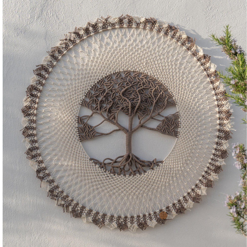 Μακραμέ διακοσμητικό τοίχου Δέντρο της Ζωής