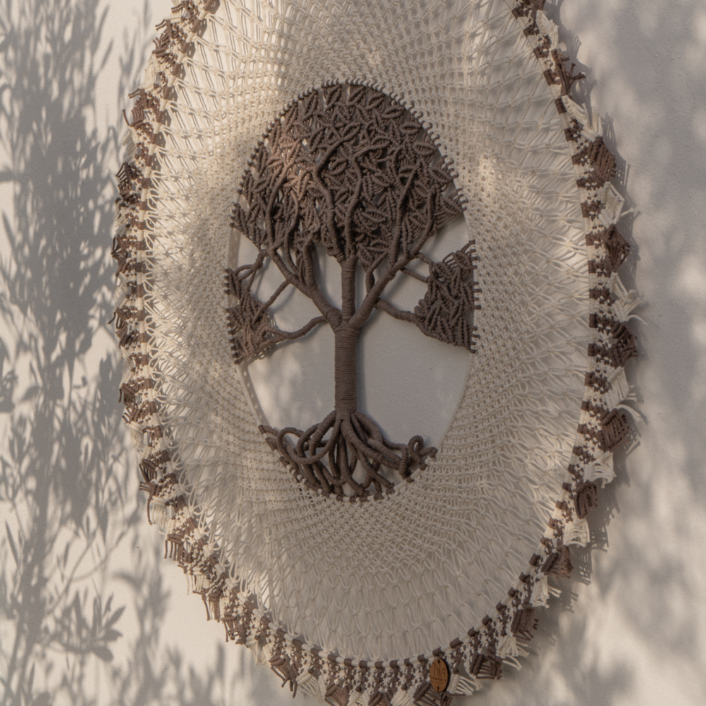 Μακραμέ διακοσμητικό τοίχου Δέντρο της Ζωής