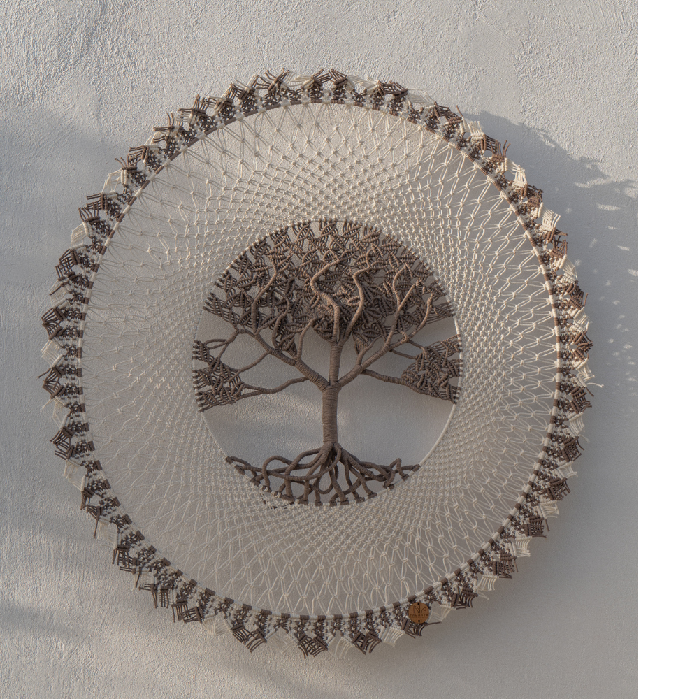 Μακραμέ διακοσμητικό τοίχου Δέντρο της Ζωής