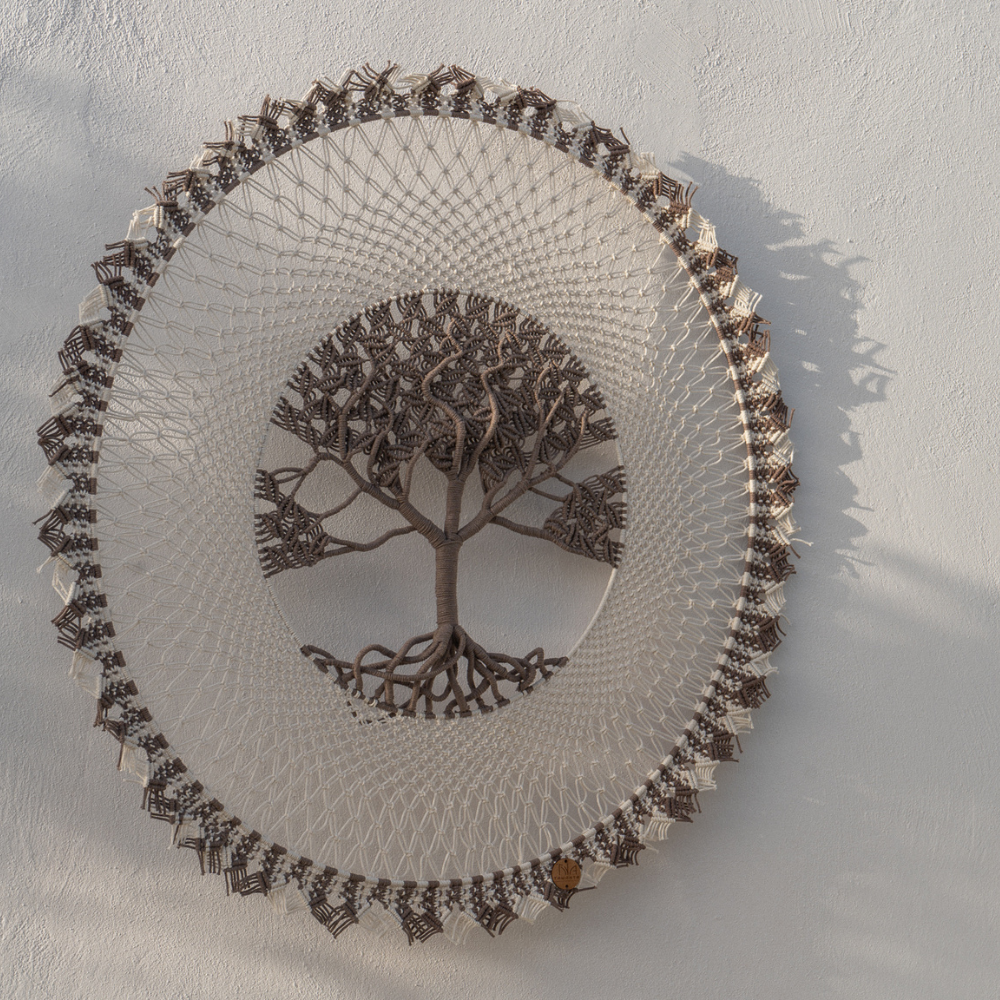 Μακραμέ διακοσμητικό τοίχου Δέντρο της Ζωής