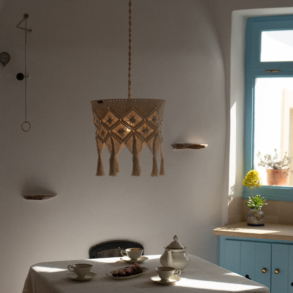 Φωτιστικό Μακραμέ