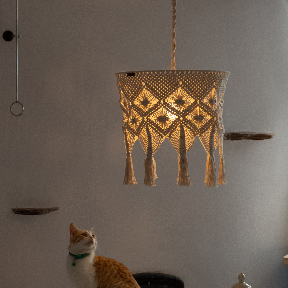 Φωτιστικό Μακραμέ