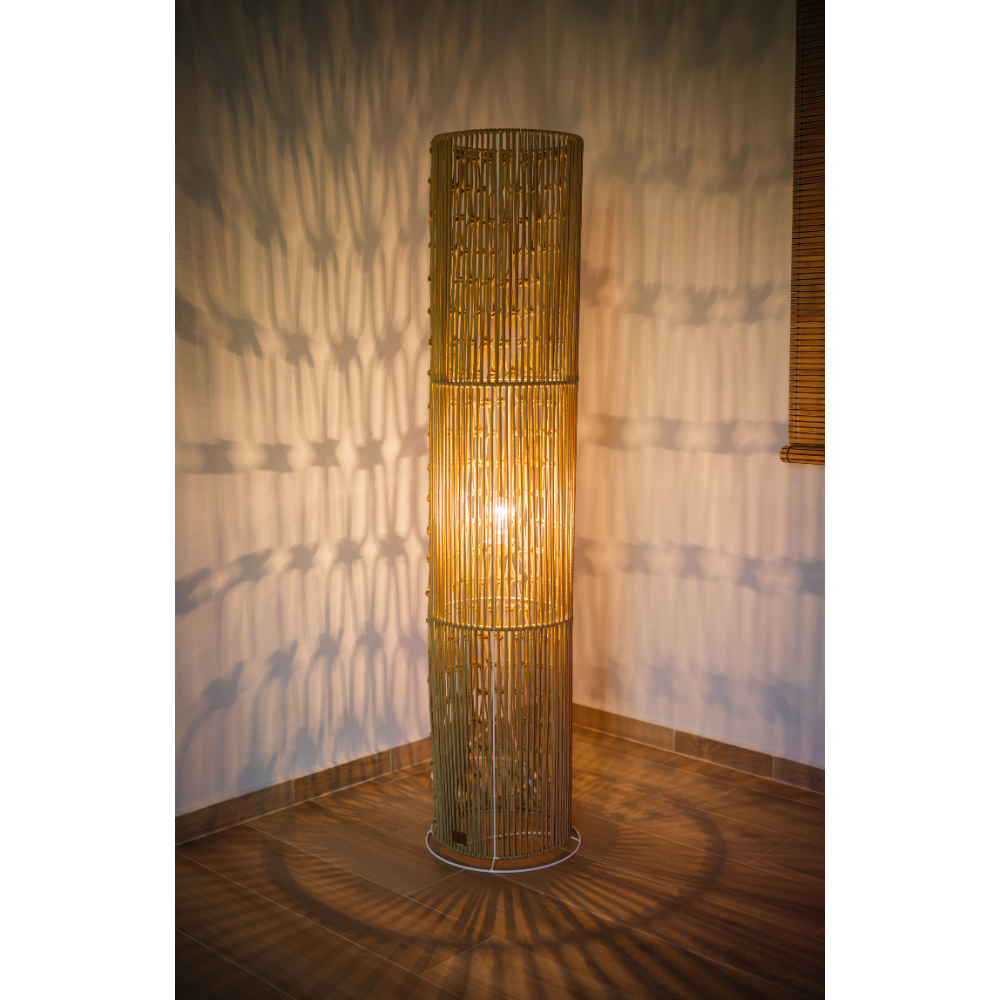 Φωτιστικό μακραμέ δαπέδου